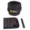 Gofit 5-Pound Pair of Padded Pro Ankle Weights GF-P5W